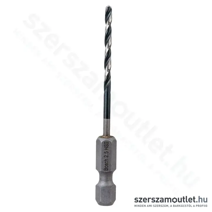 BOSCH Bitbefogású HSS csigafúró, Impact Control, 2,5x30x69mm (2 608 577 047)
