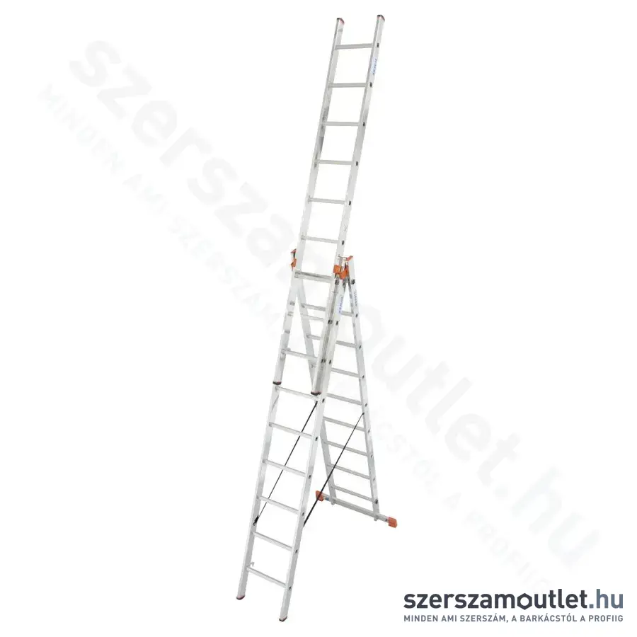 KRAUSE MONTO TRIBILO Sokcélú létra 3x9 fokos (120601)