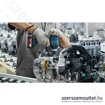 BOSCH GDS 18V-400 Akkus ütvecsavarozó szénkefementes, kofferben (1/2" 400Nm) (2x5,0Ah/18V)