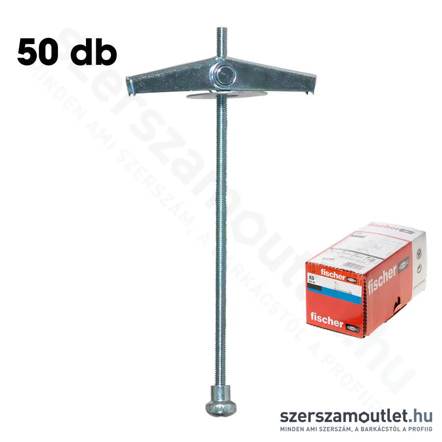 FISCHER KD 3 Fém billenőhorog M3x90mm [50db/doboz] (80181)