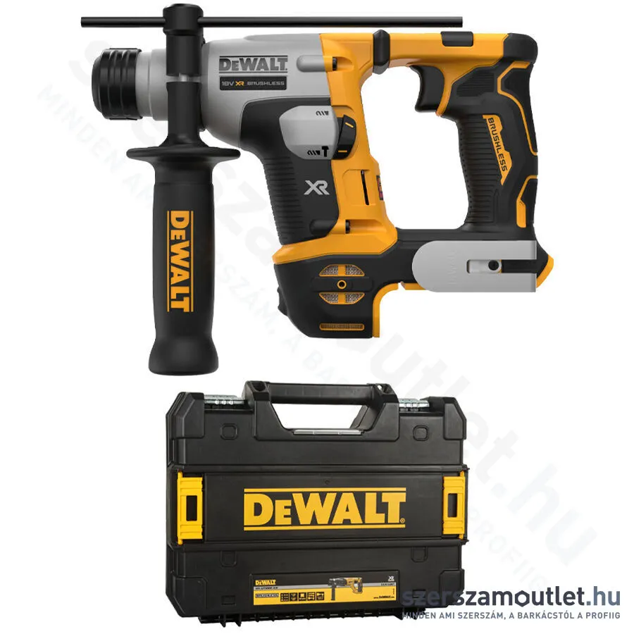 DEWALT DCH172NT-XJ XR Akkus szénkefementes ütvefúró SDS-Plus kofferben 18V (Akku és töltő nélkül)