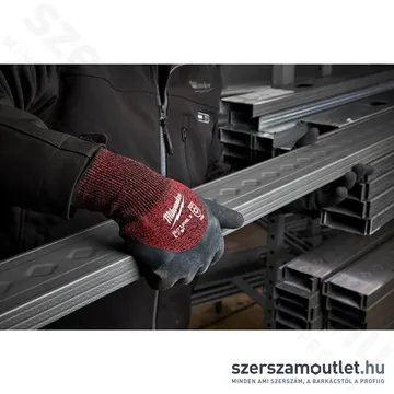 MILWAUKEE Vágásbiztos kesztyű, téli (3/C vágási szint) M/8 (12pár) (4932471610)