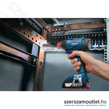 BOSCH GDX 180-LI Akkus ütvecsavarozó kofferben (1/4"-1/2" 180Nm) (2x2,0Ah/18V) (06019G5223)
