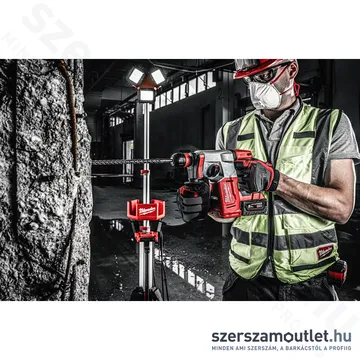 MILWAUKEE M18 BLHX-0X Akkus fúró-vésőkalapács FIXTEC tokmány, HD koffer (18V) (Akku és töltő nélkül)