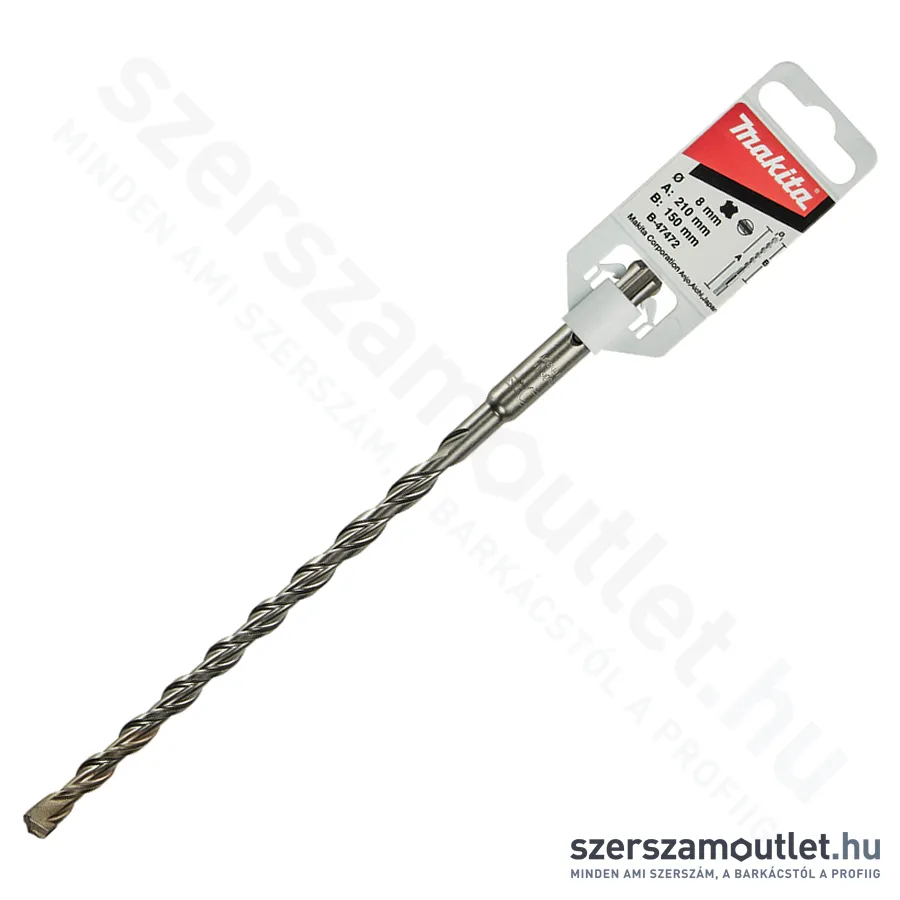 MAKITA SDS-Plus V-plus fúrószár 8x210/150mm (B-47472) (P-29365)
