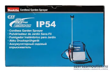 MAKITA US053DZ Akkus 5L kerti permetező (12V) (Akku és töltő nélkül!)