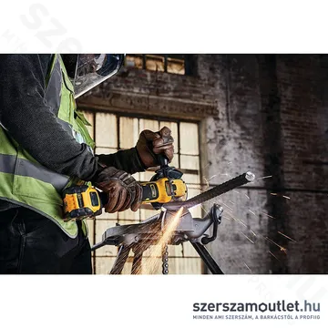 DEWALT DCG409NT-XJ Akkus sarokcsiszoló szénkefementes, kofferben (18V/125mm) (Akku és töltő nélkül!)
