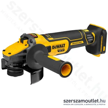 DEWALT DCG409NT-XJ Akkus sarokcsiszoló szénkefementes, kofferben (18V/125mm) (Akku és töltő nélkül!)