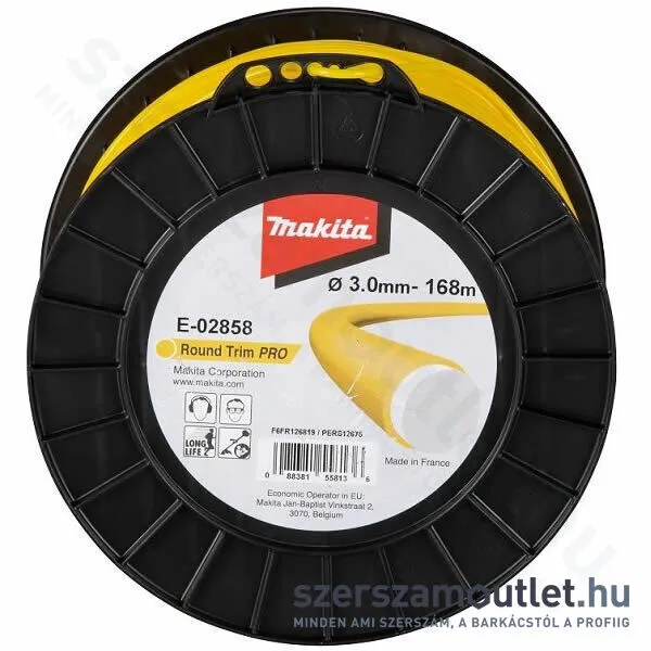 MAKITA Damil kerek roundTRIM 3,0mm x 168m (E-02858)