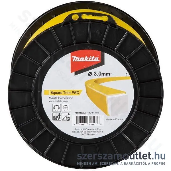 MAKITA Damil STP négyzet sárga 3mm 219m (E-02901)
