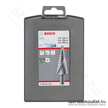 BOSCH HSS Lépcsős fúrószár készlet 3 részes (4-12/4-20/6-30mm) (2608587426)