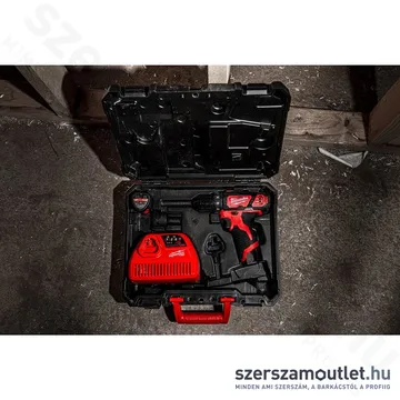 MILWAUKEE M12 BDD-201C Akkus fúró-csavarbehajtó kofferben (1x2,0Ah/12V)