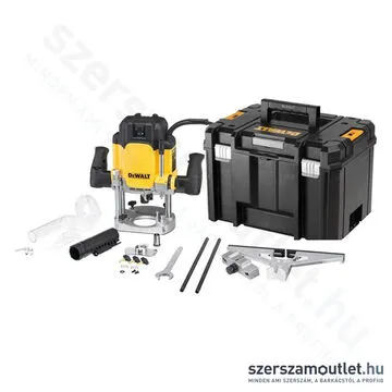 DEWALT DWE625KT-QS Elektromos felsőmaró TSTAK kofferben (2300W;12mm)