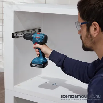 BOSCH GSR 185-LI Akkus fúró-csavarbehajtó kofferben (2x2,0Ah/18V) (06019K3000)