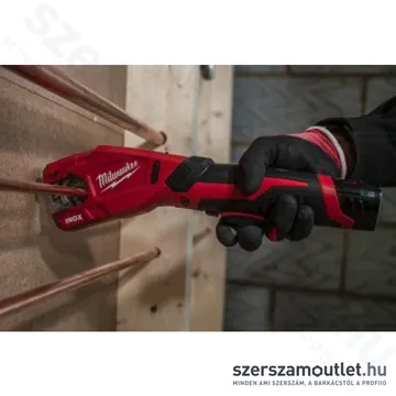 MILWAUKEE M12 PCSS-202C Akkus csővágó INOX, kofferben (2x2,0Ah/12V)