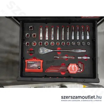 MILWAUKEE Dugókulcs és hex kulcs készlet habbetétben 1/2" (10-24mm) (4932480716)