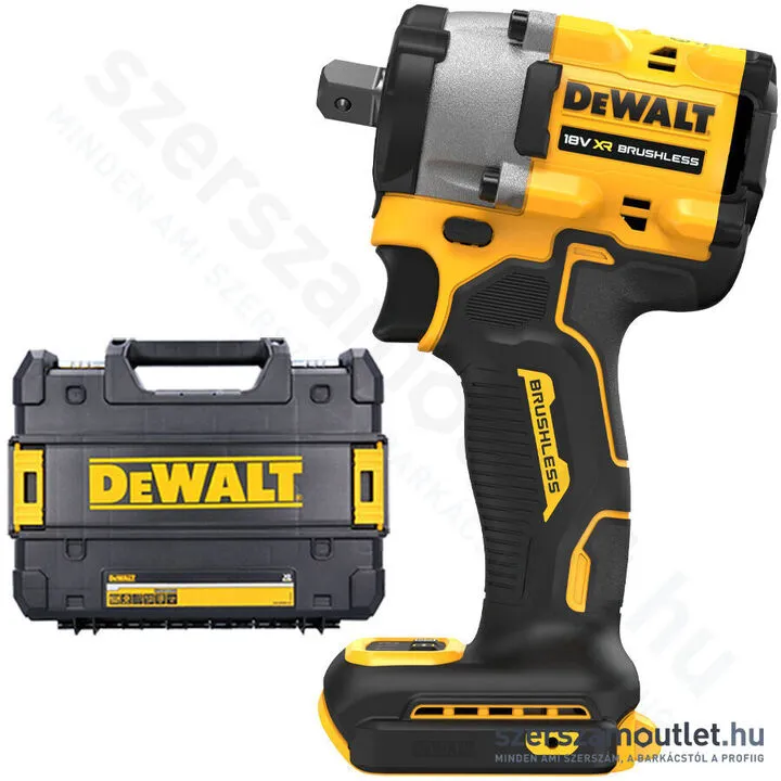 DEWALT DCF922NT Akkus szénkefe mentes 1/2" ütvecsavarozó 406Nm (akku és töltő nélkül)
