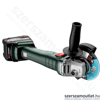 METABO W 18 L 9-125 Quick Akkus sarokcsiszoló, lágyindítás 18V+metaBOX 165 L (akku és töltő nélkül)