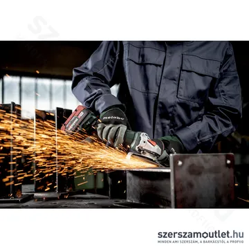 METABO WVB 18 LT BL 11-125 Quick Akkus szénkefementes sarokcsiszoló,lágyindítás(Akku és töltő nélkül