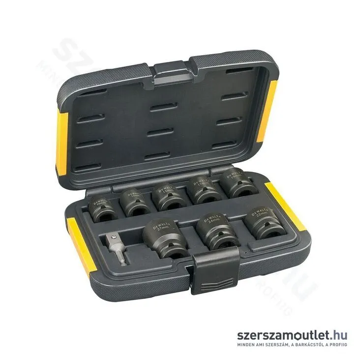 DEWALT Extreme Impact Dugókulcs készlet 10-27mm 9db-os (DT7507-QZ)