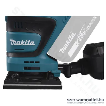 MAKITA DBO480Z Akkus rezgőcsiszoló (18V/93x228mm) (Akku és töltő nélkül!)