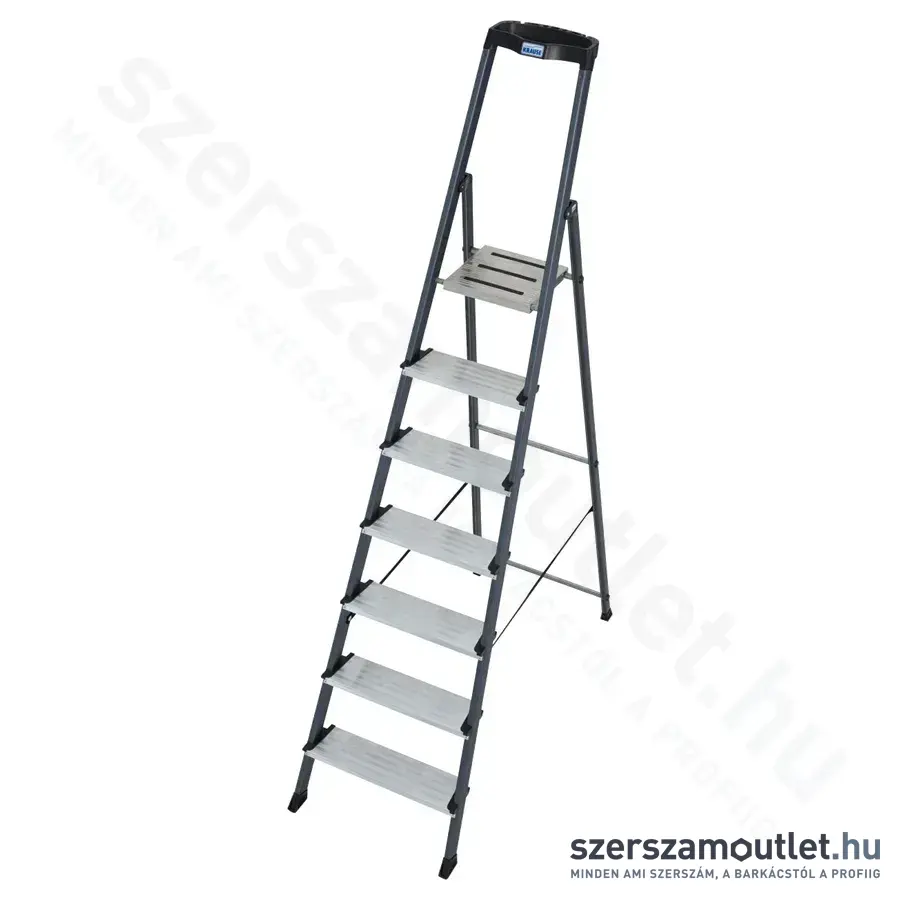 KRAUSE SECURO Lépcsőfokos eloxált állólétra 7 fokos (126450)