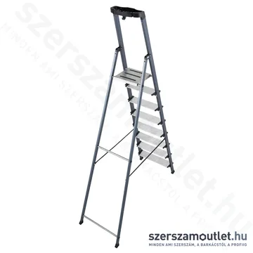 KRAUSE SECURO Lépcsőfokos eloxált állólétra 8 fokos (126467)