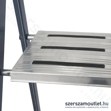KRAUSE SECURO Lépcsőfokos eloxált állólétra 8 fokos (126467)