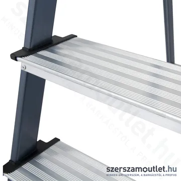 KRAUSE SECURO Lépcsőfokos eloxált állólétra 8 fokos (126467)