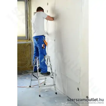 KRAUSE MONTO DOPPLO Két oldalon járható lépcsőfokos állólétra 2x4 fokos (120335)