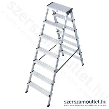 KRAUSE MONTO DOPPLO Két oldalon járható lépcsőfokos állólétra 2x7 fokos (120366)
