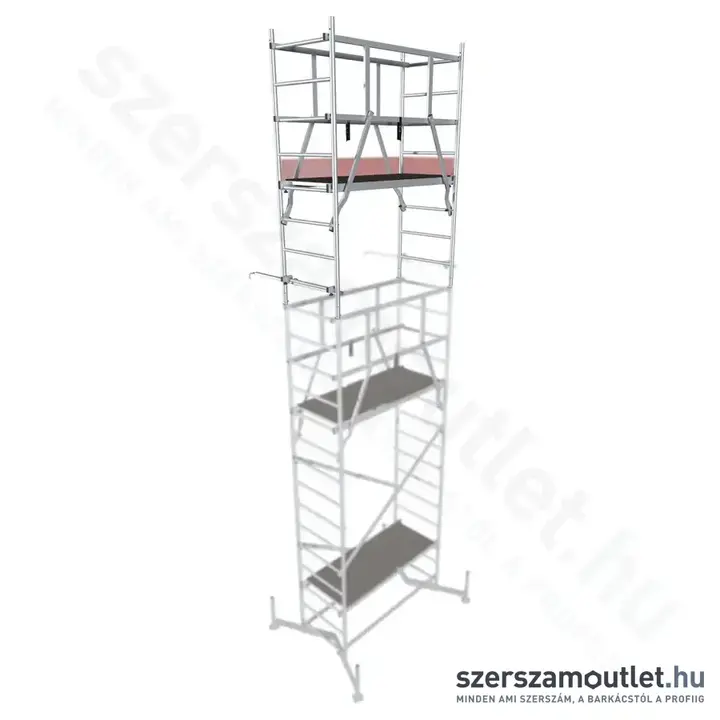 KRAUSE CLIMTEC Alumínium munkaállvány, 2. magasítás 7,0m (710147)