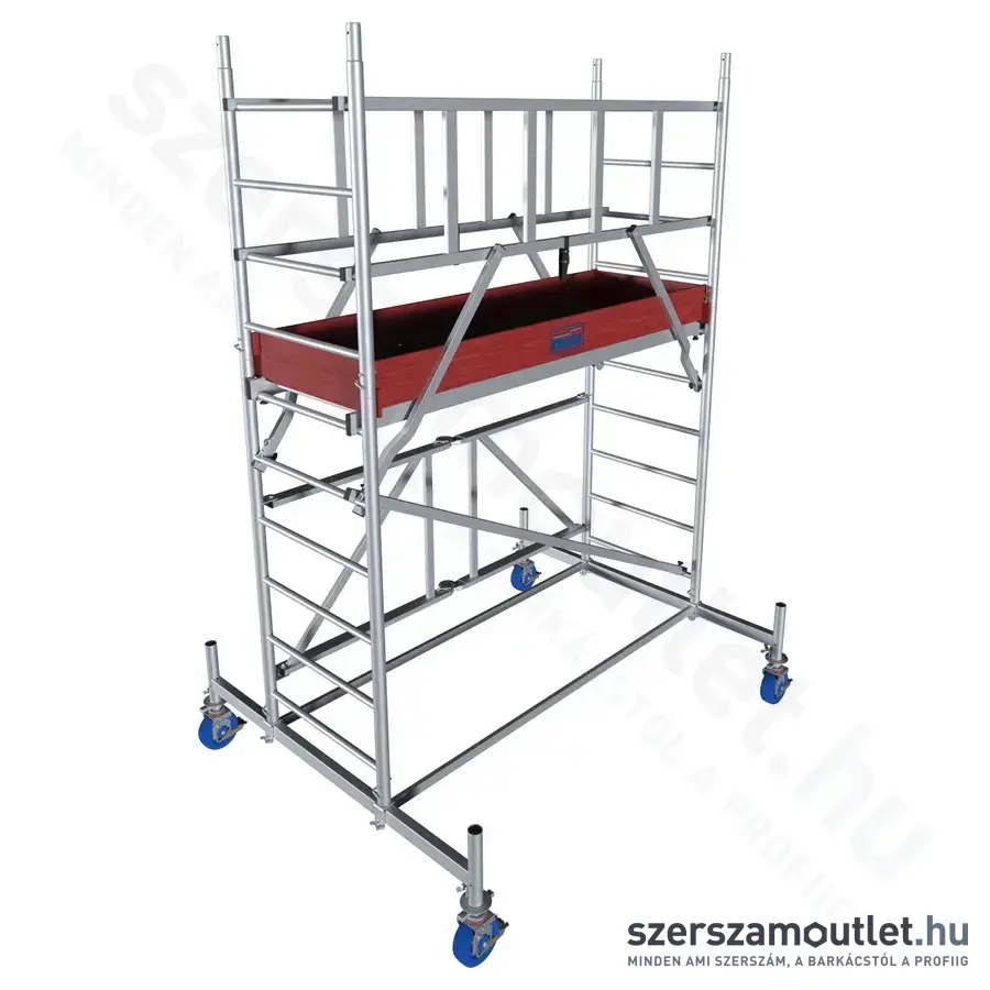 KRAUSE PROTEC XS Összecsukható alumínium gurulóállvány 3,8m (942111)
