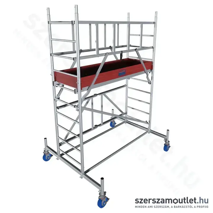 KRAUSE PROTEC XS Összecsukható alumínium gurulóállvány 3,8m (942111)