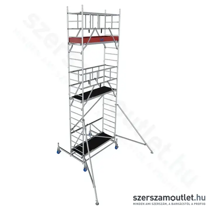 KRAUSE PROTEC XS Összecsukható alumínium gurulóállvány 6,8m (942142)