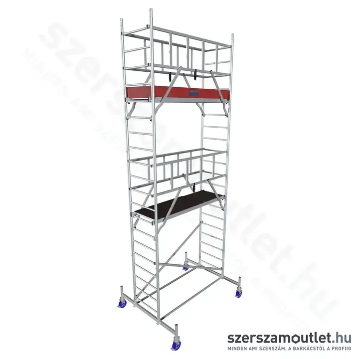 KRAUSE PROTEC Alumínium gurulóállvány 6,3m (940131)