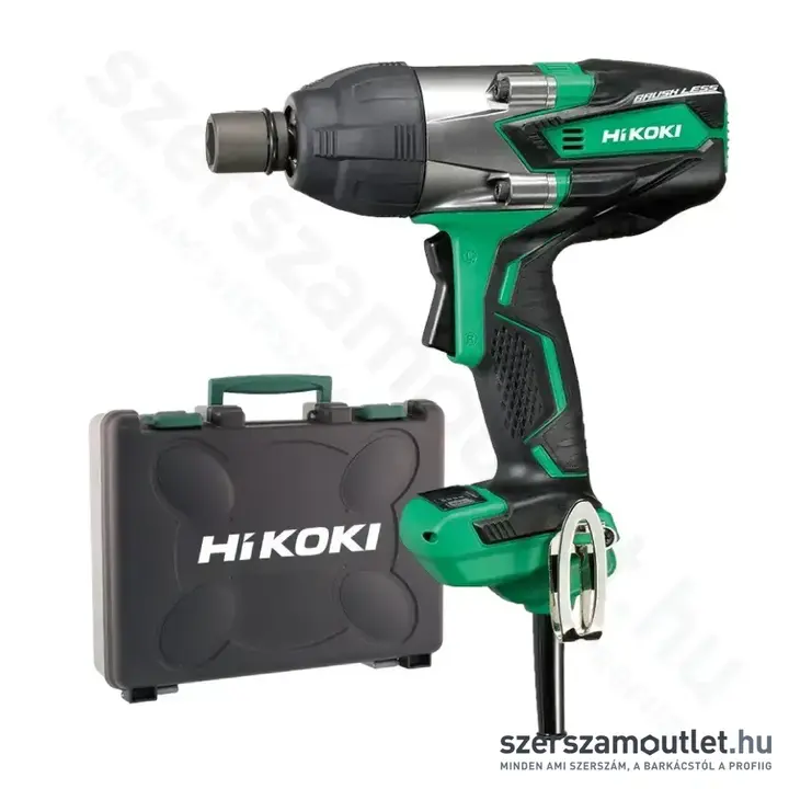 HIKOKI WR16SE-KOFFER Ütvecsavarozó szénkefementes, kofferben 1/2" (370W/360Nm)