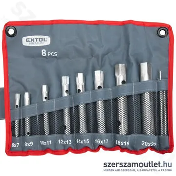 EXTOL Csőkulcs készlet 8 részes (6-22mm)