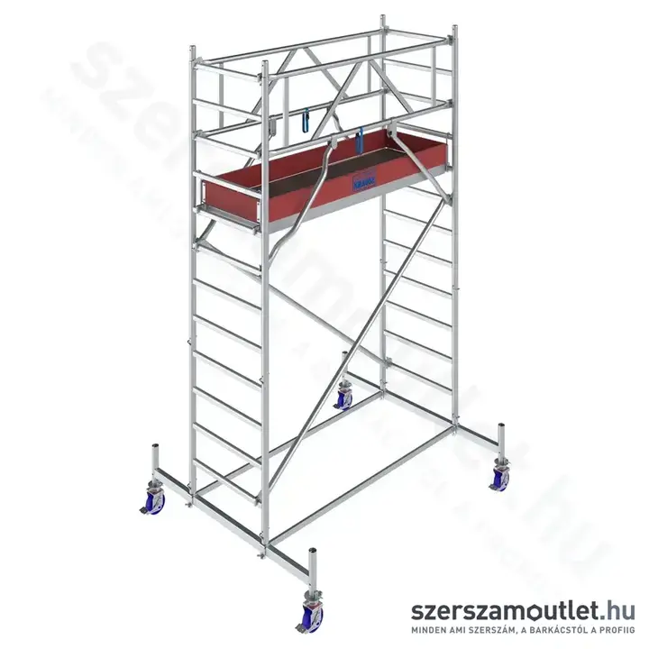 KRAUSE STABILO 10 Alumínium gurulóállvány 2,0m/4,4m (771025)