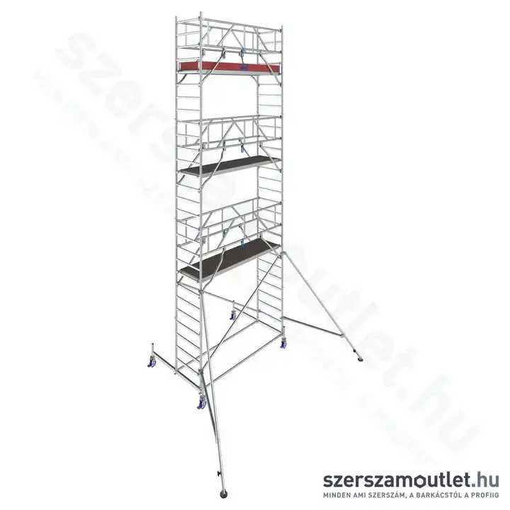 KRAUSE STABILO 10 Alumínium gurulóállvány 2,5m/8,4m (772060)