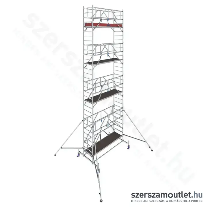 KRAUSE STABILO 10 Alumínium gurulóállvány 2,5m/9,4m (772077)