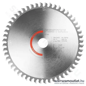 FESTOOL LAMINATE/HPL HW Körfűrészlap TF52 168x1,8x20mm