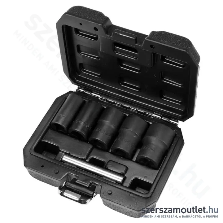 YATO Roncsolt csavarfej leszedő készlet 1/2" 17-27mm 6db-os (YT-06032)