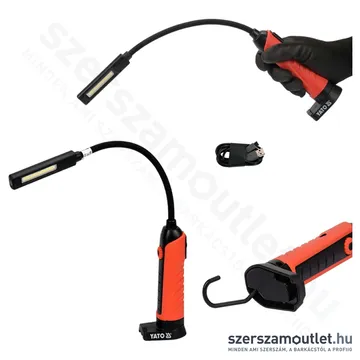 YATO Akkus LED lámpa 500lm 10+4W flexibilis (YT-08527)