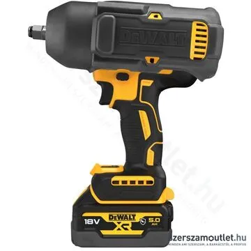DEWALT DCF900P2G Akkus ütvecsavarozó, gumírozott, PUR betéttel (1/2" 1355Nm) (2x5,0Ah/18V)