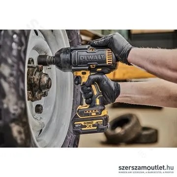 DEWALT DCF900P2G Akkus ütvecsavarozó, gumírozott, PUR betéttel (1/2" 1355Nm) (2x5,0Ah/18V)