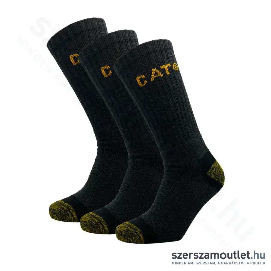 CATERPILLAR DY178A Premium munkazokni 39-42-es (Fekete) (3db/csomag) (CAT-00190)
