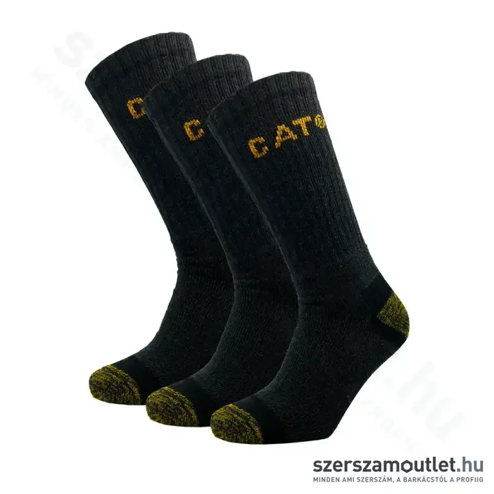 CATERPILLAR DY178A Premium munkazokni 39-42-es (Fekete) (3db/csomag) (CAT-00190)