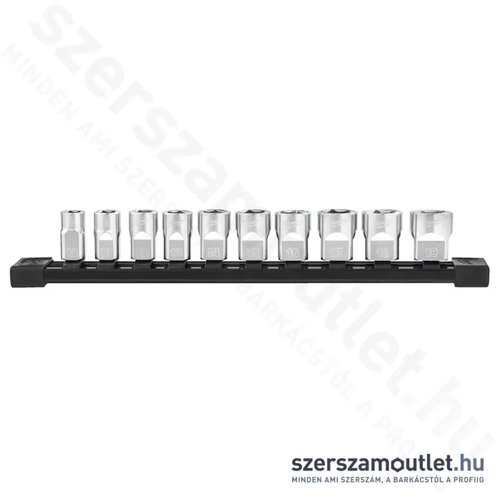 MILWAUKEE Dugókulcs készlet 10 részes 3/8" (10-19mm) (4932492507)
