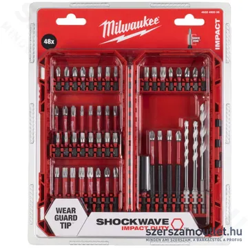 MILWAUKEE SHOCKWAVE™ IMPACT DUTY bitkészlet 48 részes